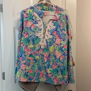 Lilly Pulitzer Mermaid Pullover Size Medium